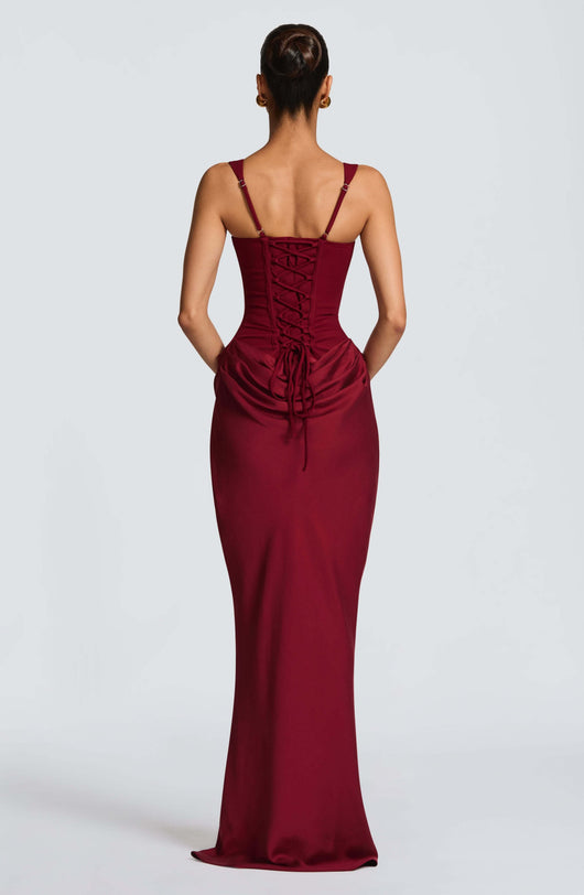 Ashley | Vestido Maxi Bodycon sin Mangas para Invitada de Boda